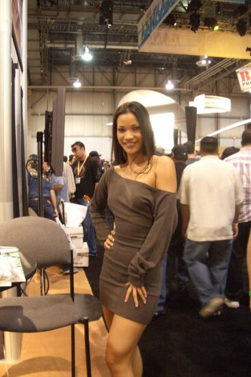 Adriana Sage. Foto tomada en la Expo AVN 2006 por jerone2 / CC BY